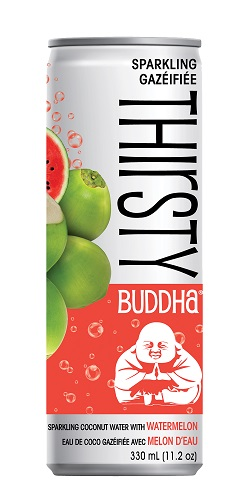 Thirsty Buddha - Sparkling Coconut Water with Watermelon (12x330ml) - Pantree Food Service