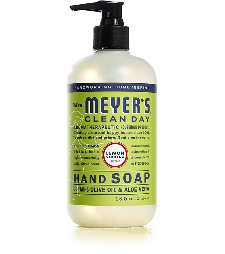 Mrs. Meyers Clean Day Hand Soap Lemon Verbena -  (Does not contain chlorine bleach, ammonia, petroleum distillates, parabens, phosphates or phthalates. Concentrated, biodegradable formulas) ( - Pantree Food Service
