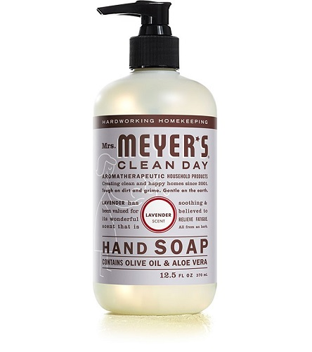 Mrs. Meyers Clean Day Hand Soap Lavender -  (Does not contain chlorine bleach, ammonia, petroleum distillates, parabens, phosphates or phthalates. Concentrated, biodegradable formulas) (6-370 - Pantree Food Service