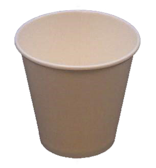 8 oz Cupplus/Pronto White Hot Paper Squat Wide Brim Cup, Single Wall (Fits 10 oz  to 20 oz  Lids) (1000 Per Case) - Pantree Food Service