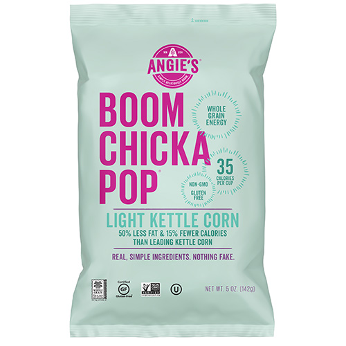 AngieÕs BOOMCHICKAPOP Light Kettle Corn (Gluten Free, Kosher, Non - GMO) (8-142 g) (jit) - Pantree Food Service