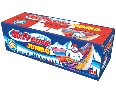 Mr. Freeze Jumbo Pop Freezies (27-150 mL) (jit) - Pantree Food Service