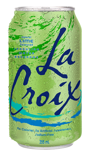 LaCroix Sparkling Water Lime (24-355 mL) - Pantree Food Service