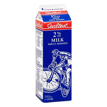 Sealtest 2% Milk (1 L Carton) - Pantree Food Service