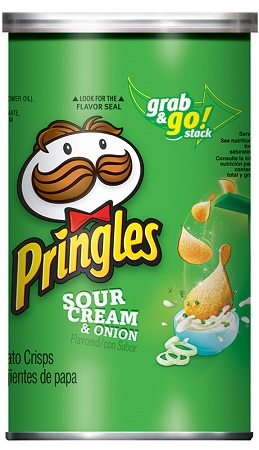 Pringles - Grab and Go - Sour Cream & Onion (12x68g) (jit) - Pantree Food Service