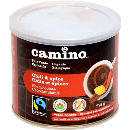 Camino Hot Chocolate Chili & Spice (Gluten Free, Fair Trade, Vegan) (6-275 g) (jit) - Pantree Food Service