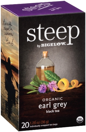 Bigelow Steep Organic Tea Earl Grey (6-20's) (jit) - Pantree Food Service