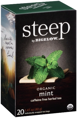 Bigelow Steep Organic Tea Mint (6-20's) (jit) - Pantree Food Service