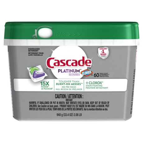 Cascade Platinum Fresh Scent Action Pacs (3 - 60s) (jit) - Pantree Food Service