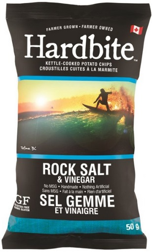 Hardbite Potato Chips Potato Chips Small Rock Salt &amp; Vinegar (30-50 g) - Pantree Food Service