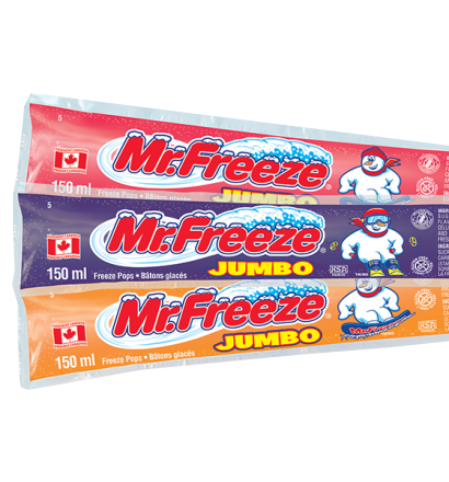 Mr. Freeze Jumbo Freezies (80-150 mL) (jit) - Pantree Food Service