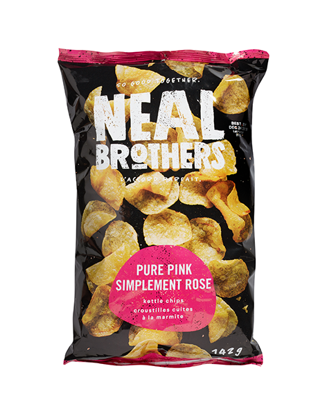 Neal Brothers Himalayan Pink Salt Kettle Chips (Gluten Free, Non-GMO, Vegan, Kosher) (12-142 g) - Pantree Food Service