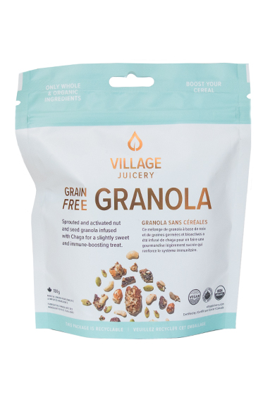 Village Juicery Grain Free Granola - 9 Month Shelf Life (Organic, Non-GMO) (1-55 g) (jit) - Pantree Food Service