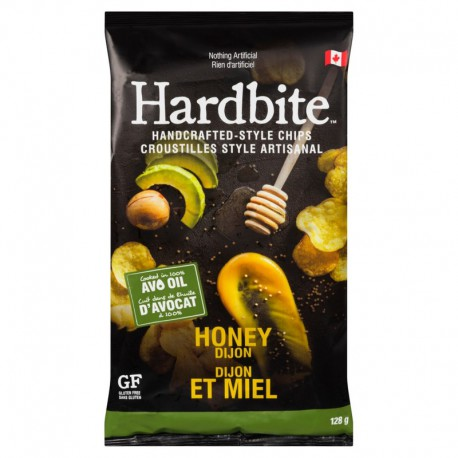 Hardbite Potato Chips Avocado Oil Honey Dijon (Gluten Free, Non-GMO) (15-128 g) (jit) - Pantree Food Service