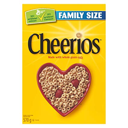 Cheerios Cereal - Family Size (10-570 g) (jit) - Pantree Food Service
