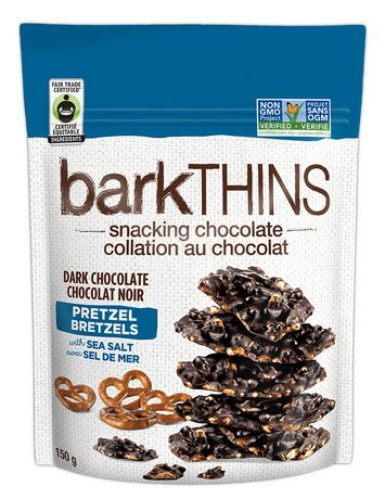 BarkThin Dark Chocolate Pretzel (8-150 g) (jit) - Pantree Food Service