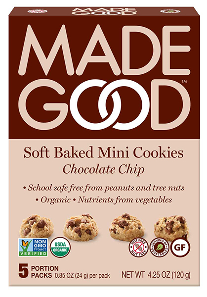 Made Good Soft Baked Mini Cookies Chocolate Chips (Case: 30-24 g) - Pantree Food Service