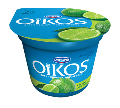 Danone Oikos Greek Yogurt Key Lime 2% (4-100 g) (jit) - Pantree Food Service