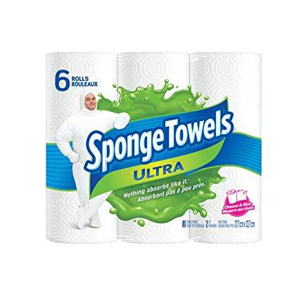 Sponge Towels Paper Towel Ultra Choose a Size -(53606) (4-6 ea) - Pantree Food Service