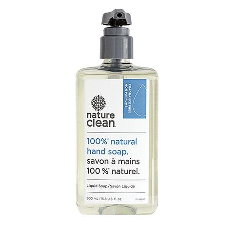 Nature Clean Castile Liquid Hand Soap Fragrance Free (6-500 mL) - Pantree Food Service