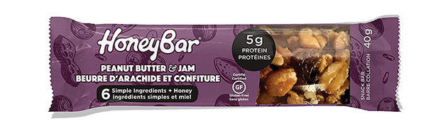 HoneyBar - Peanut Butter & Jam (15x40g) - Pantree Food Service