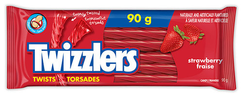 Twizzlers Strawberry Licorice (24-90 g (Peanut Free)) (jit) - Pantree Food Service