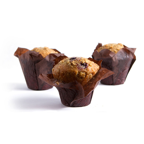 Sweets from the Earth Muffins Blueberry Streusel - (Non-GMO, Nut Free, Dairy Free, Kosher, Vegan, Toronto Company) (9-140 g (Wrapped)) (jit) - Pantree Food Service