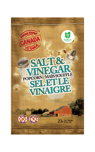 From Farm to Table - Popcorn - Salt & Vinegar (32x23g) - Pantree Food Service