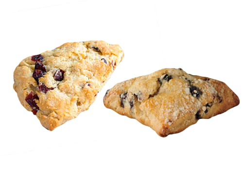 Fresh Baked Handcrafted Artisan Large Scones Variety (Blueberry, Cranberry)	 (12 Large Scones) (jit) - Pantree Food Service