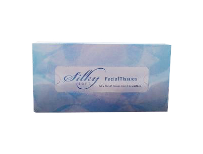 Silkey 2 Ply Facial Tissue (30-100 Sheets) - Pantree Food Service