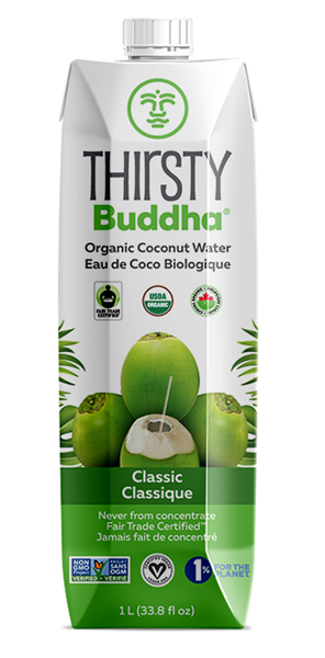 Thirsty Buddha - Organic Coconut Water (12x1L) - Pantree Food Service