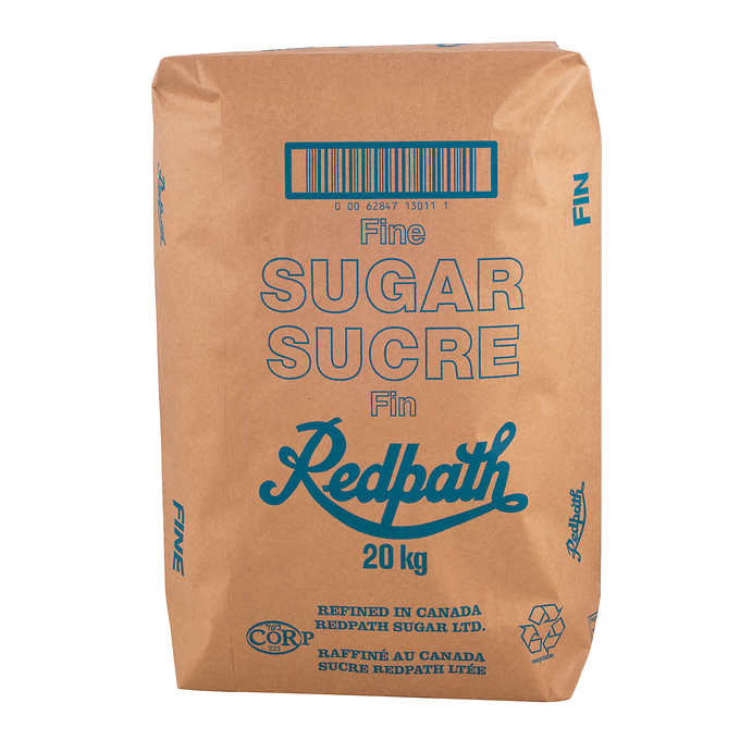 Redpath Fine Sugar (1x20 kg) (jit) - Pantree Food Service