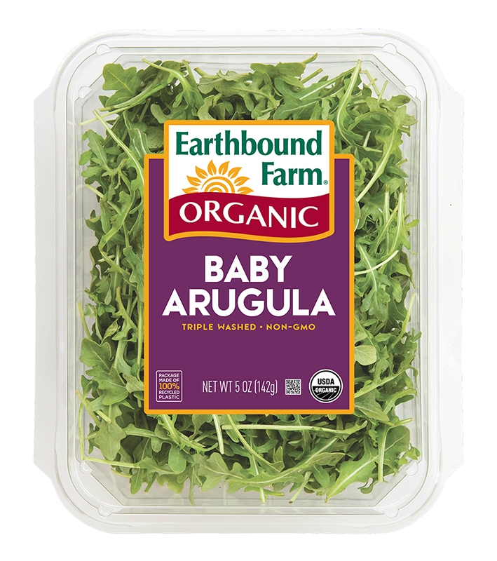 Earthbound Farm Organic Baby Arugula (Pre-Washed) (1-142 g Pack) (jit) - Pantree Food Service