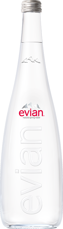 Evian Spring Water (Glass) (12x750 ml) - Pantree Food Service