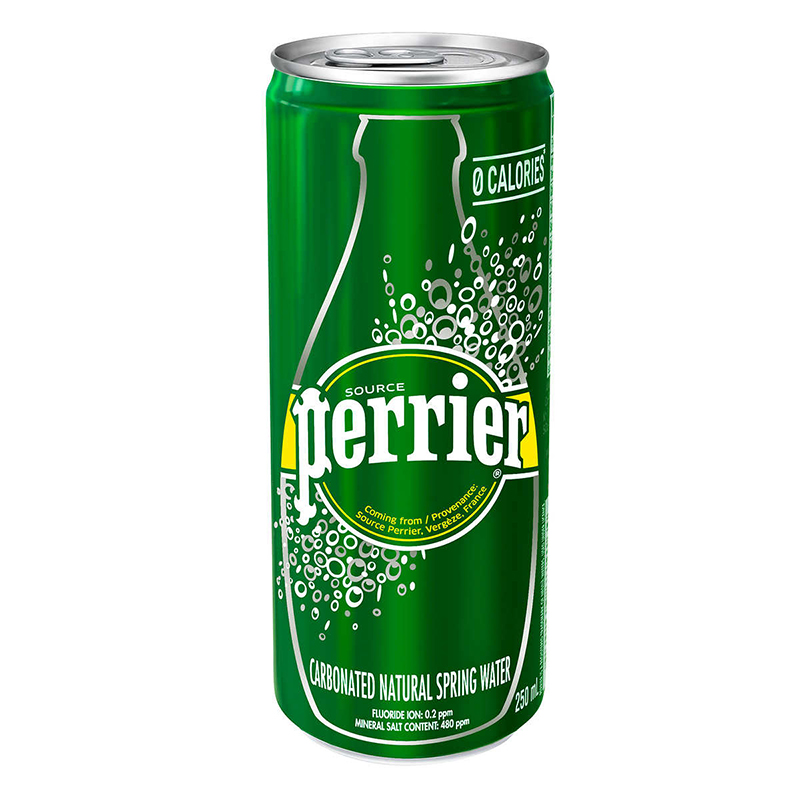 Perrier Slims Original Sparkling Water (24-330 mL (Cans)) - Pantree Food Service