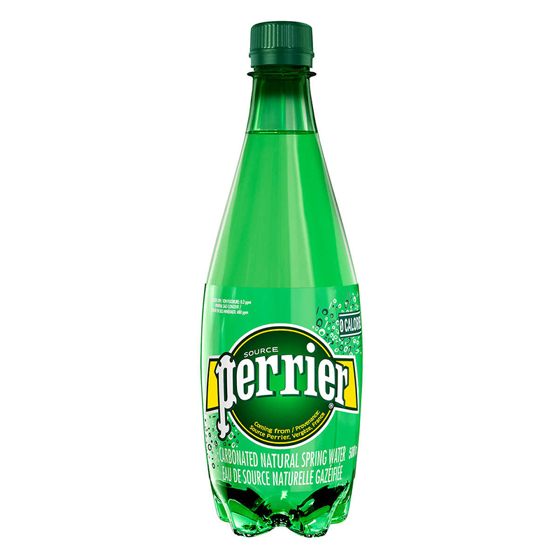 Perrier Sparkling Mineral Water (Plastic) (24x500ml) - Pantree Food Service