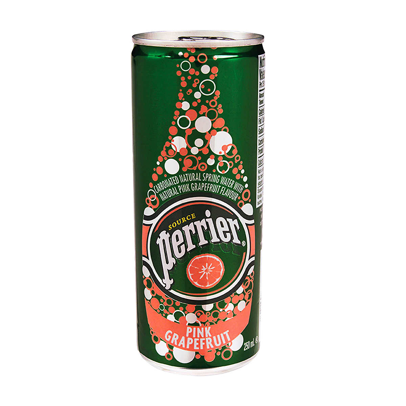 Perrier Slims Grapefruit Sparkling Water (24-330 mL (Cans)) - Pantree Food Service