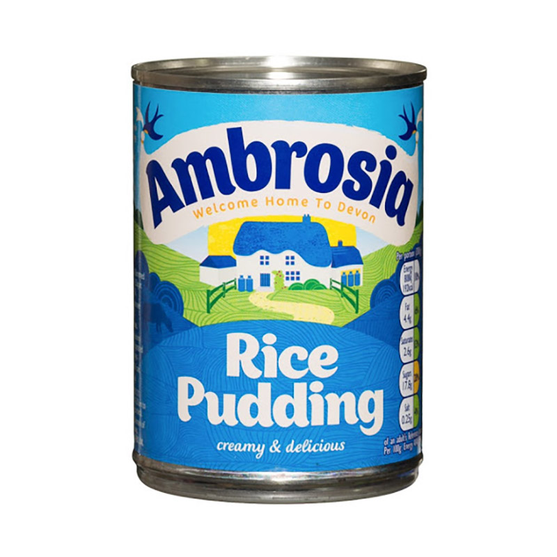 Ambrosia Creamed Rice Pudding (Products Of The U.K.) (12-400 g) (jit) - Pantree Food Service