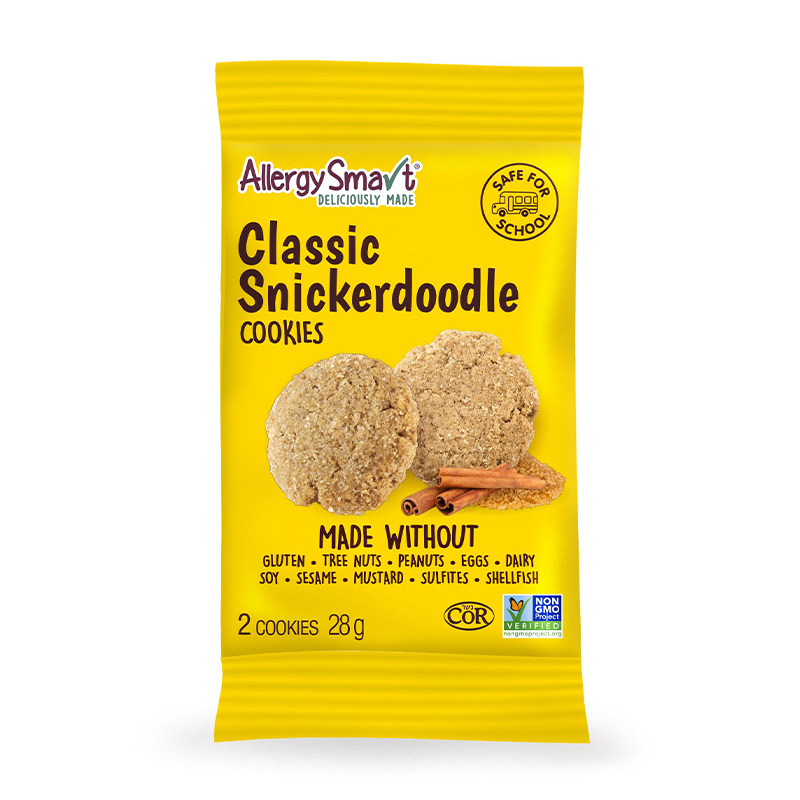 Allergy Smart - Snickerdoodle Cookies - 2-Pack (15x28g) - Pantree Food Service