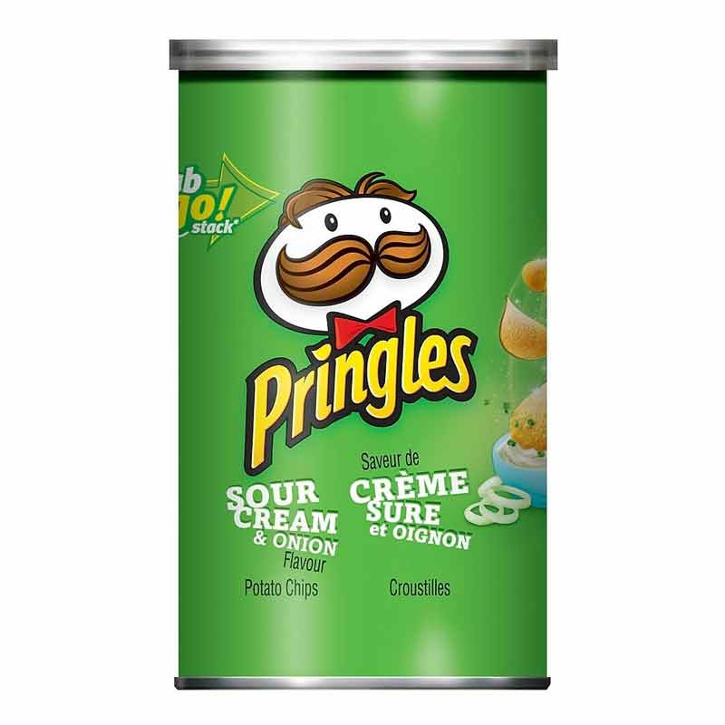 Pringles Chips Sour Cream & Onion (12-68 g) (jit) - Pantree Food Service
