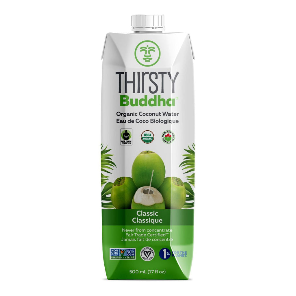 Thirsty Buddha - Organic Coconut Water (12x500ml) - Pantree Food Service
