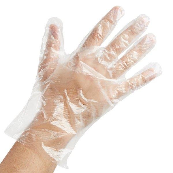 Clear Poly Gloves Small (500 Gloves) (jit) - Pantree Food Service