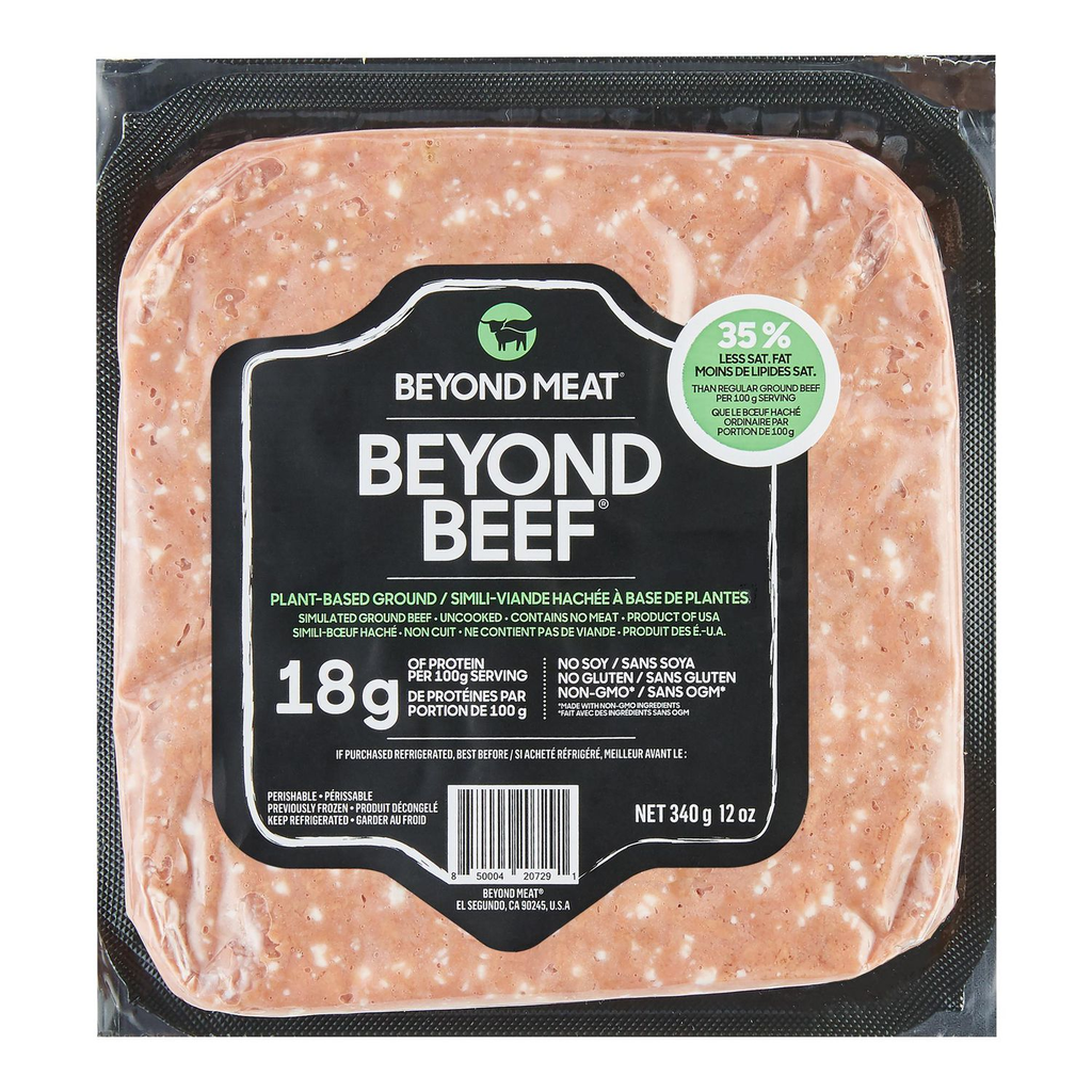 Beyond Meat Beyond Beef -  Plant-based Ground (Soy Free/Gluten Free/Non GMO) - Frozen (12 - 340 g) (jit) - Pantree Food Service