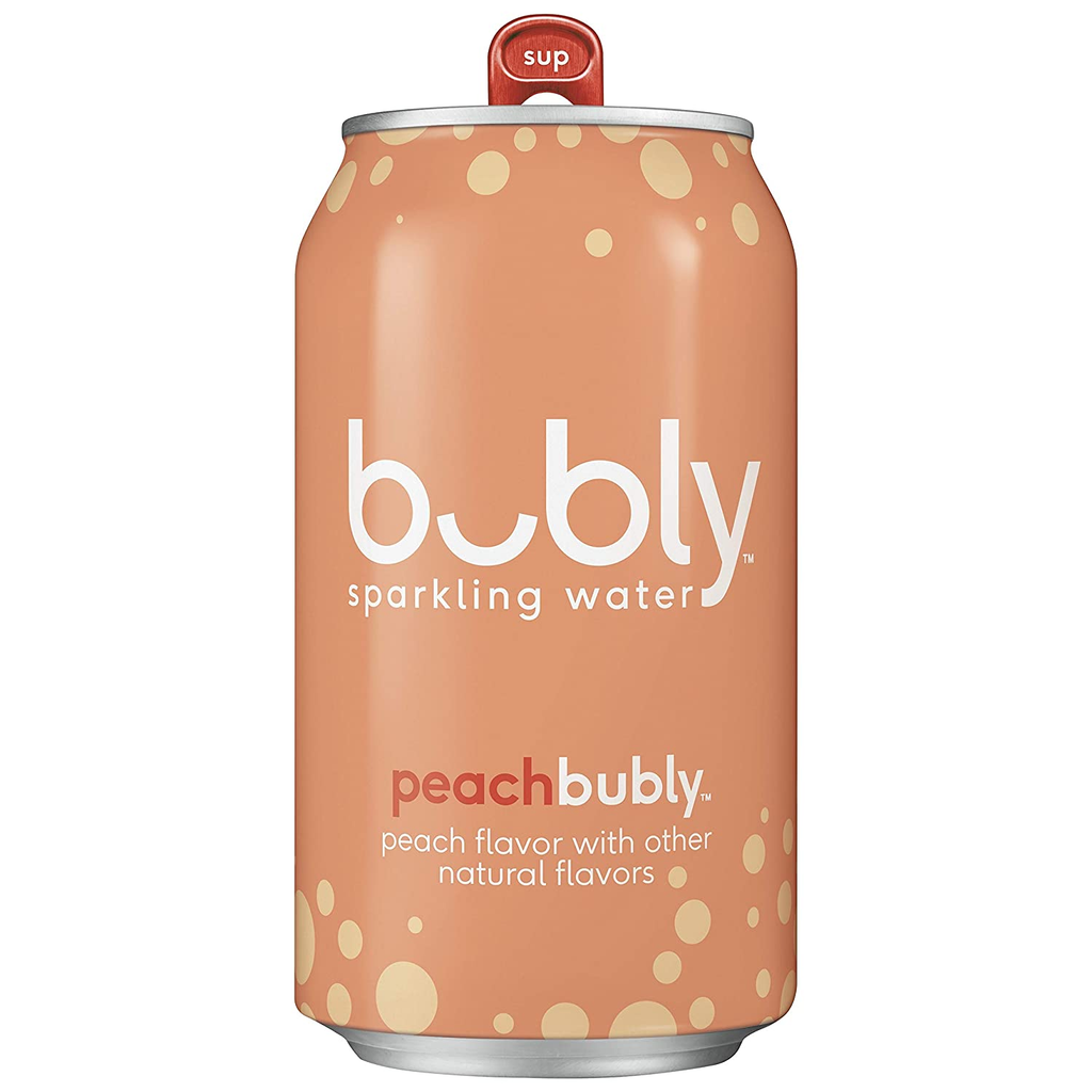 Bubly - Peach - (12x355ml) - Pantree Food Service