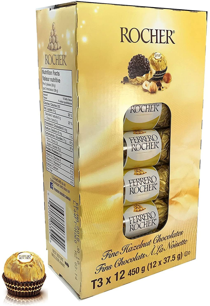 Ferrero Rocher Chocolate (12x3pcs) - Pantree Food Service