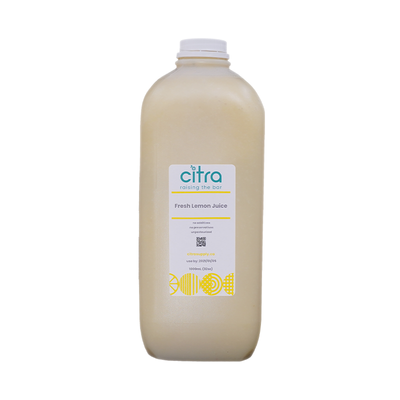 Citra Fresh Citrus Lemon Juice - 14 Day Shelf Life (Refrigerated, Organic, Non-GMO, Raw) (1-2 L) (jit) - Pantree Food Service