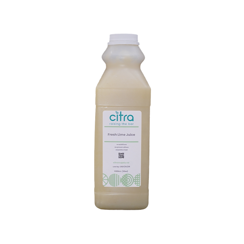 Citra Fresh Citrus Lime Juice - 14 Day Shelf Life (Refrigerated, Organic, Non-GMO, Raw) (1-1 L) (jit) - Pantree Food Service