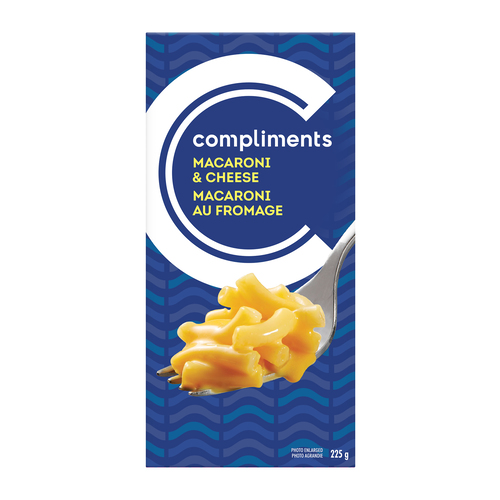 Compliments Regular Macaroni & Cheese (24-225 g) (jit) - Pantree Food Service