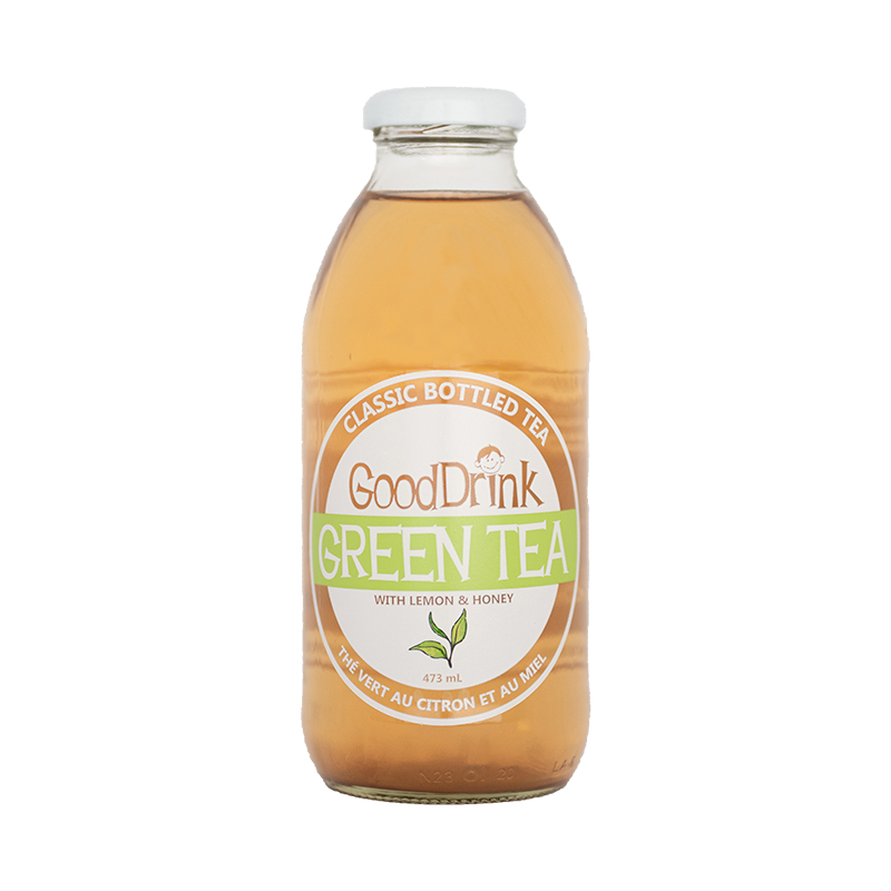 GoodDrink - Green Tea with Lemon & Honey (12x473ml) - Pantree Food Service