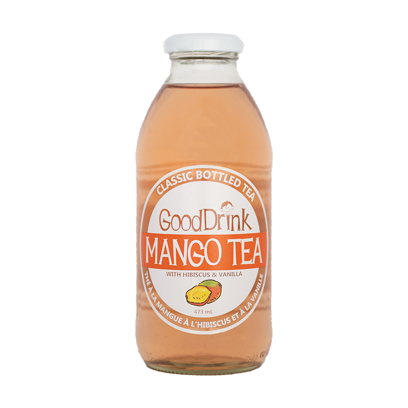 GoodDrink - Mango Tea with Hibiscus & Vanilla (12x473ml) - Pantree Food Service